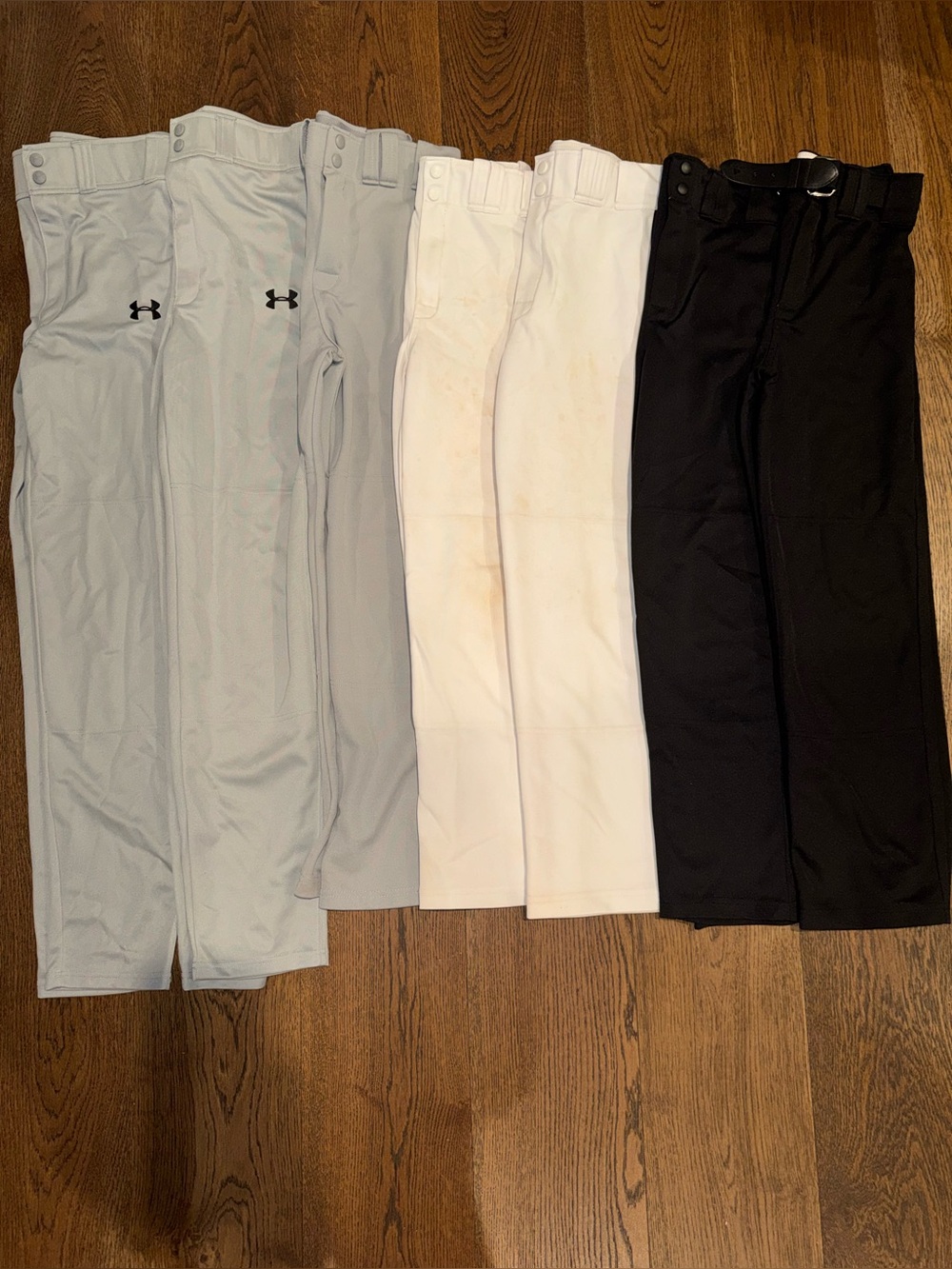 Under Armor/Easton Youth XL Baseball Pant Bundle (7 Total)